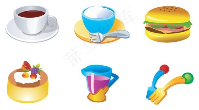 餐饮矢量图