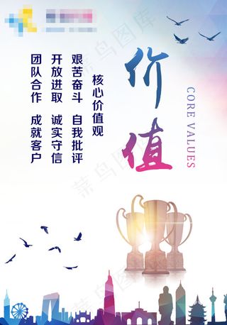 企业文化展板_价值