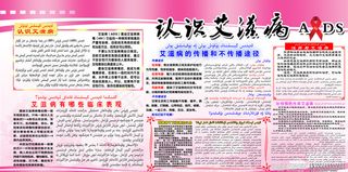 认识艾滋病 ADIS 维汉双语图片
