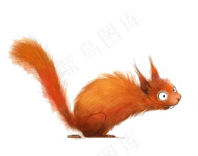 卡通可爱松鼠png图片海报素材