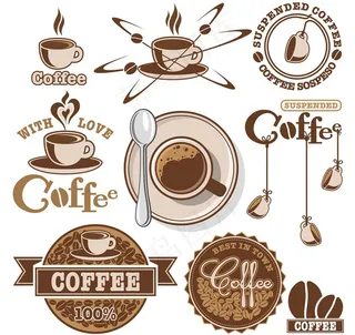 咖啡标签图片