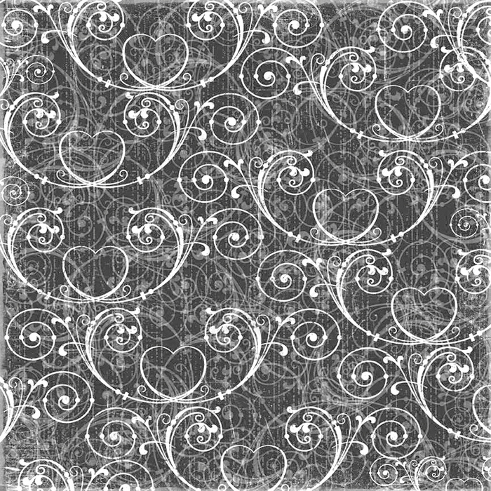 高清灰白花纹复古底纹背景素材