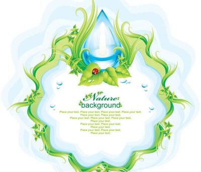 环保主题矢量素材