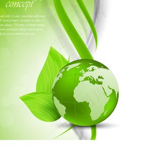 绿叶绿色背景图片