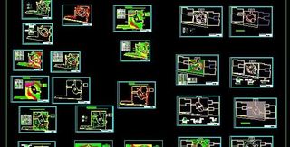屋顶花园景观设计施工图