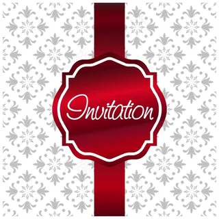 婚礼邀请与花卉装饰