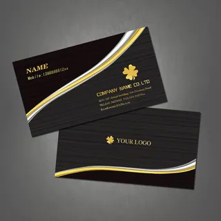 质感个性创意名片广告公司名片模板