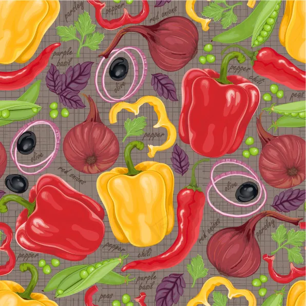 炫彩蔬果矢量素材下载