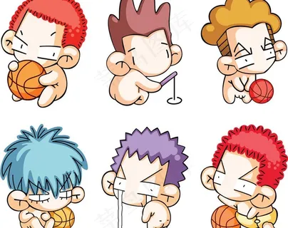 q版灌篮高手baby组图图片