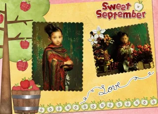 时尚女孩系列模板