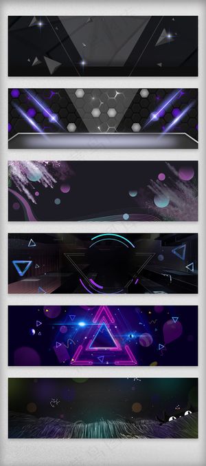 黑色高端大气促销节日氛围背景