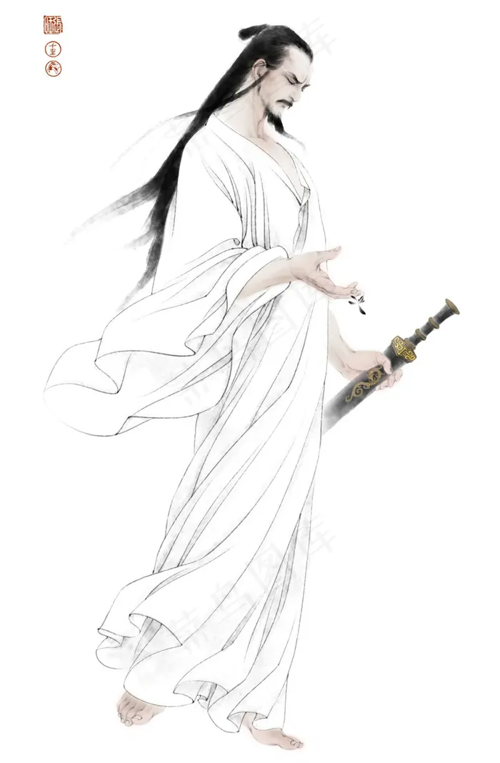 中国古代人物图片