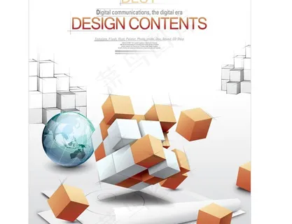 时尚3d商务背景图片