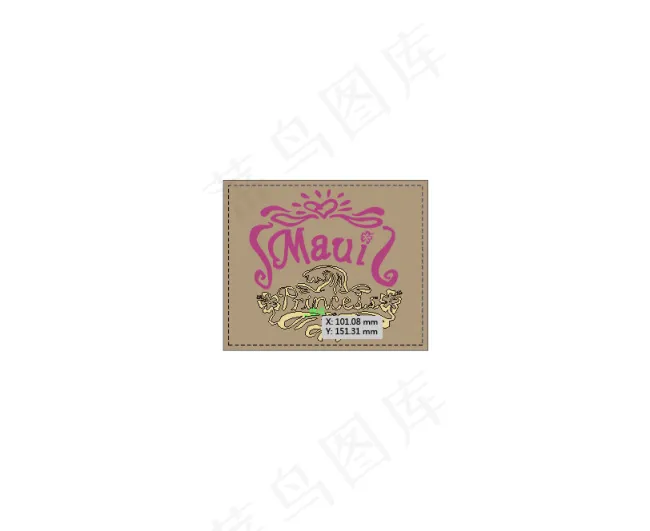 创意简易简单外贸服装鞋帽等吊牌双面