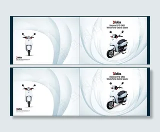 电动车画册封面设计图片