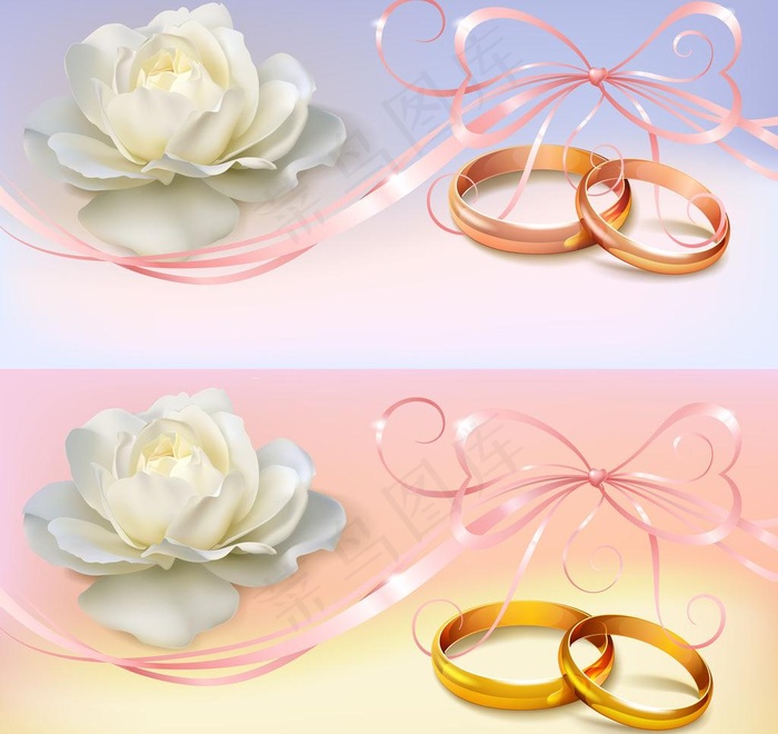 婚礼邀请卡图片