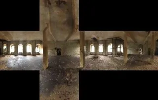 hdr废墟横向图图片