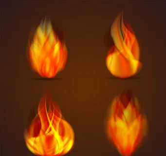 火焰设计矢量素材图片