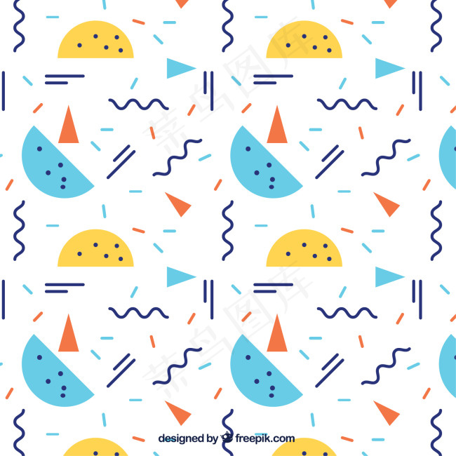 带线的形状背景