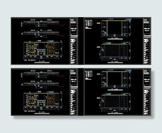 别墅装修立面图全套