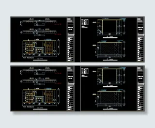 别墅装修立面图全套