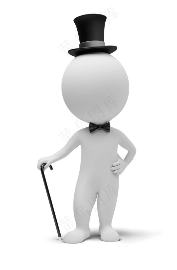 3D人物商务合作活动png免扣素材...