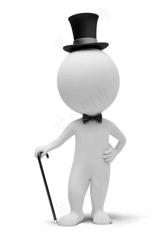 3D人物商务合作活动png免扣素材...