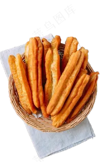 香浓豆浆油条早餐广告元素集合