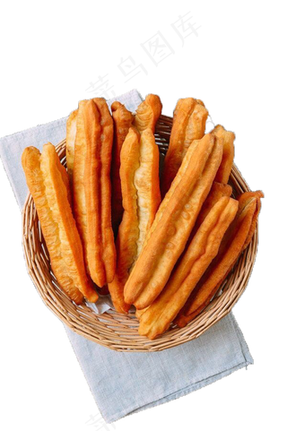 香浓豆浆油条早餐广告元素集合