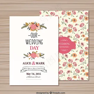 小清新花朵底纹图片