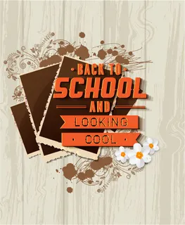 开学季创意海报19—矢量素材