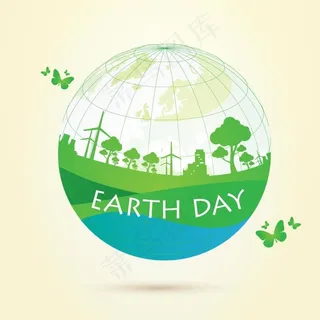 绿色环保地球