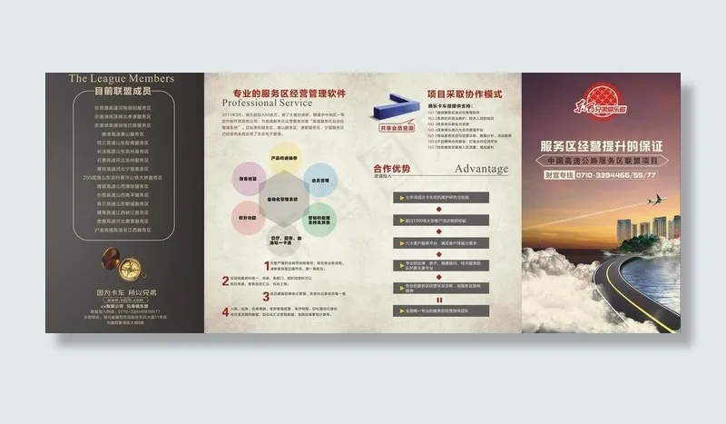 高速公路服务区招商图片(620X300)cdr矢量模版下载
