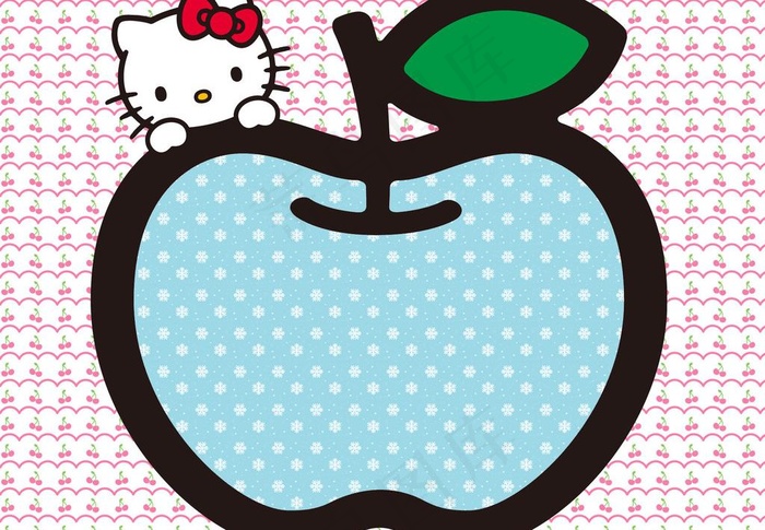 粉可爱hello kitty相框图...