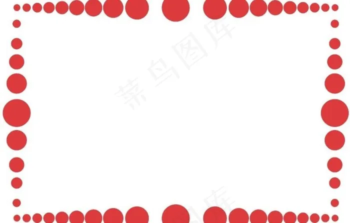 圆形边框图片cdr矢量模版下载