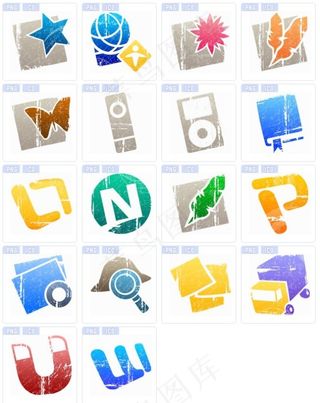 磨砂风格软件图标下载