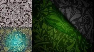 复古底纹背景设计矢量图 AI