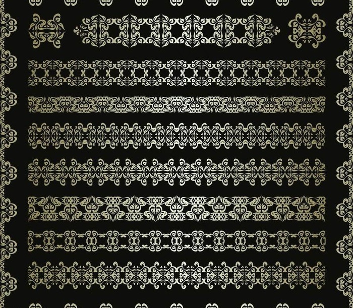 欧式花纹花边图片