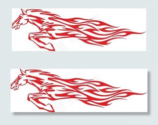 骏马印花图案图片