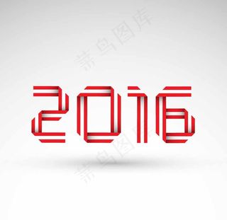 2016年红色色调字体图片