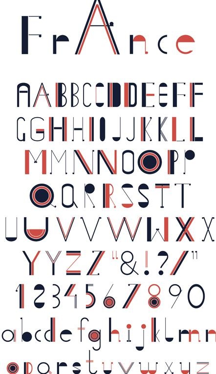 创造性的字母设计矢量集21