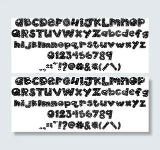 第四七月2peas字体