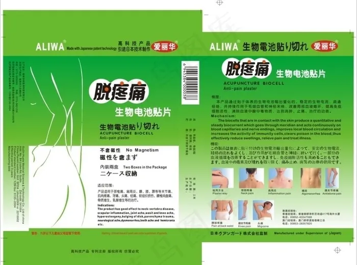 药包装图片cdr矢量模版下载