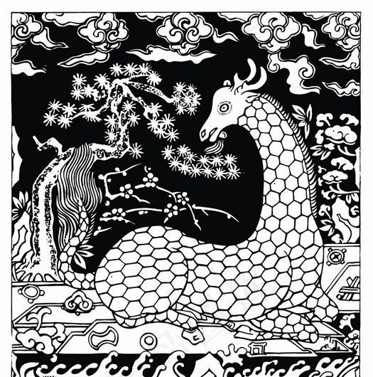 元明时代 矢量版画 古典图案 矢量中华五千年 AI源文件_0596