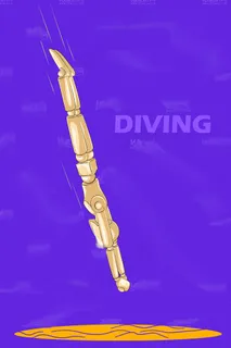 创意木偶运动人物设计矢量素材