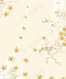 小黄花 移门花纹