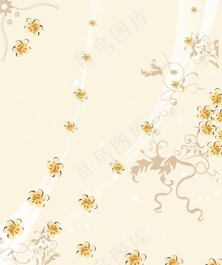 小黄花 移门花纹