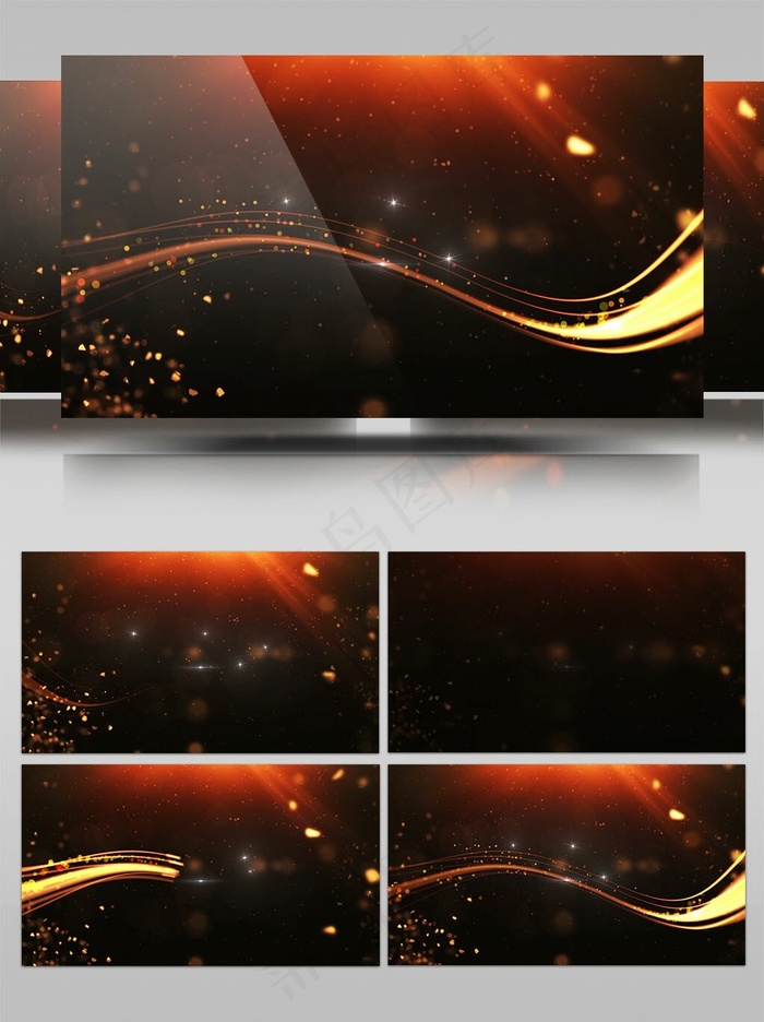 喜庆大气红色动态背景视频素材