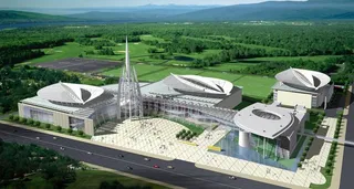 体育馆建筑效果图图片