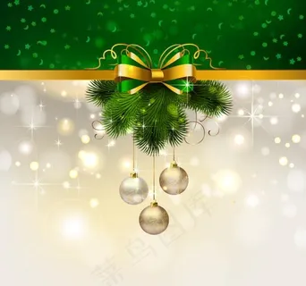 圣诞装饰背景矢量素材
